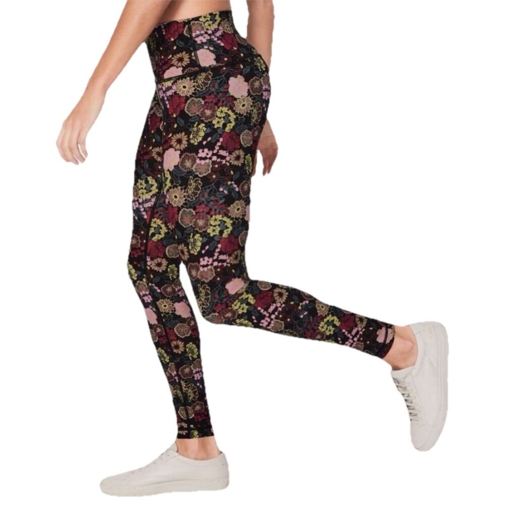 Lululemon Wunder Under Hi-Rise Leggings 28” Fluorolace Colorful Floral Yoga 4